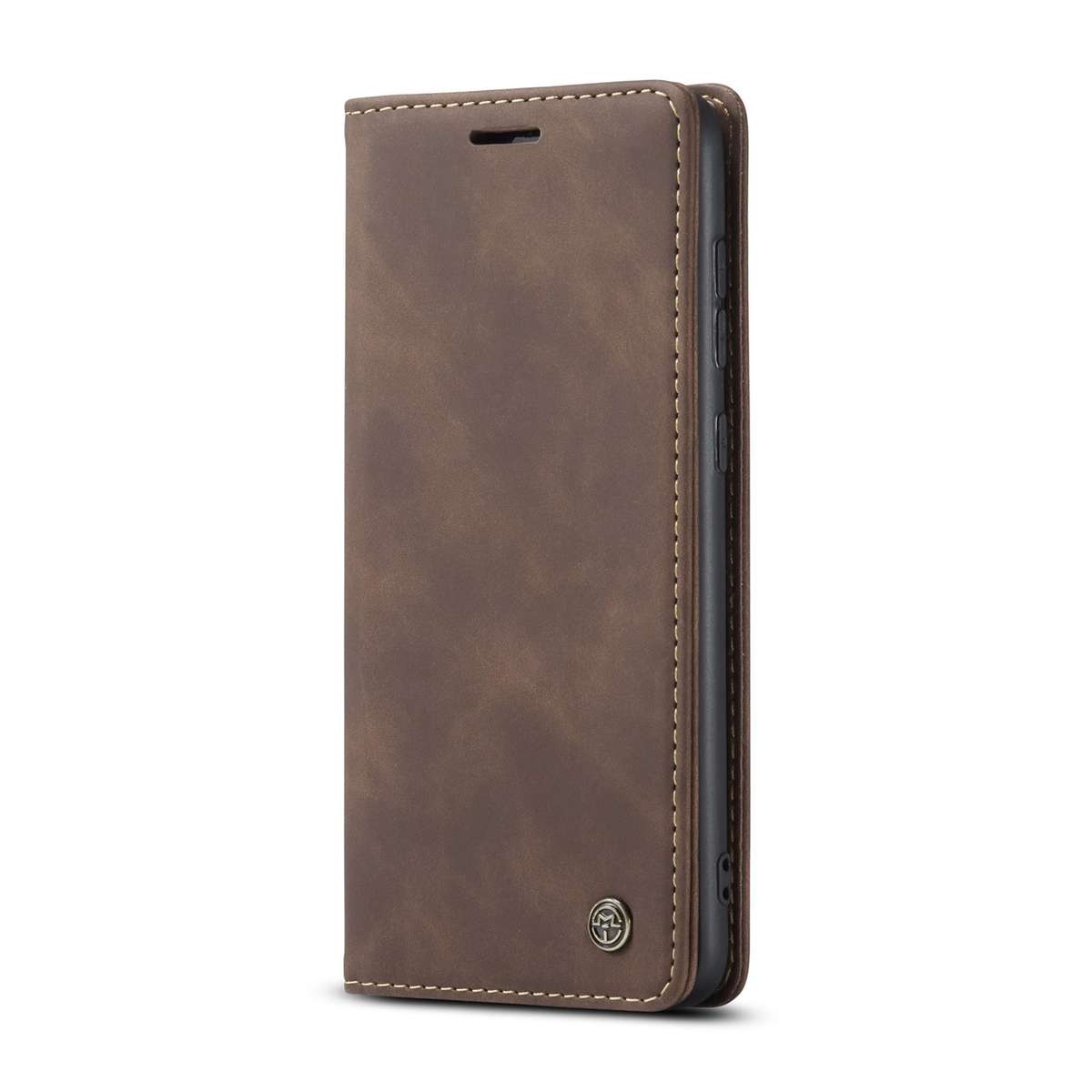 For Samsung Galaxy S21+ 5G CaseMe 013 Multifunctional Horizontal Flip Leather Case wi ... (Coffee)