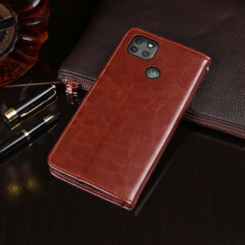For Lenovo K12 Pro idewei Crazy Horse Texture Horizontal Flip Leather Case with Holder ... (White)