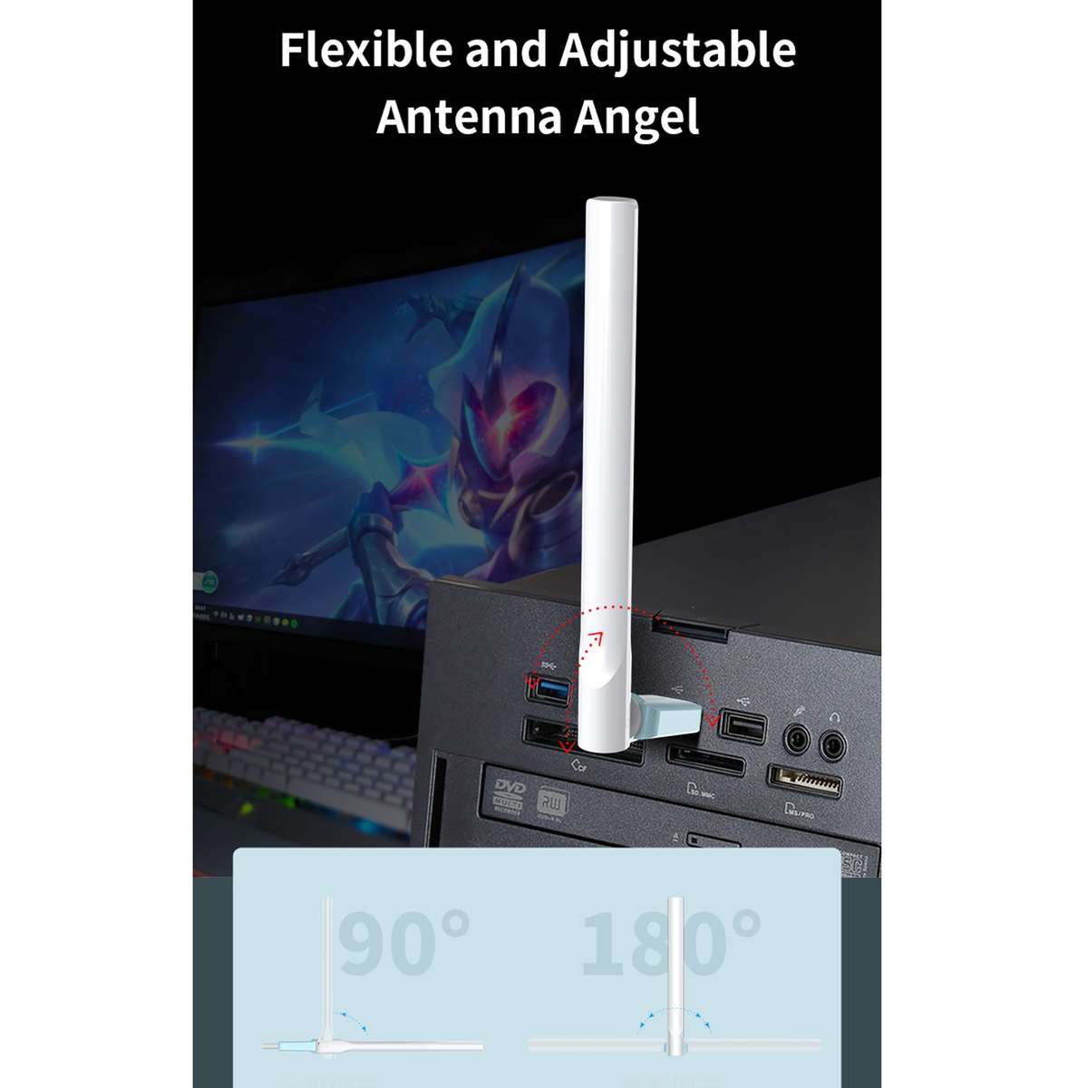 COMFAST CF-821AC 600Mbps Dual Band Wifi USB Network Adapter