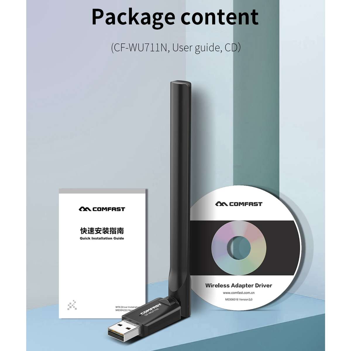 COMFAST CF-WU711N 150Mbps Wifi USB Network Adapter