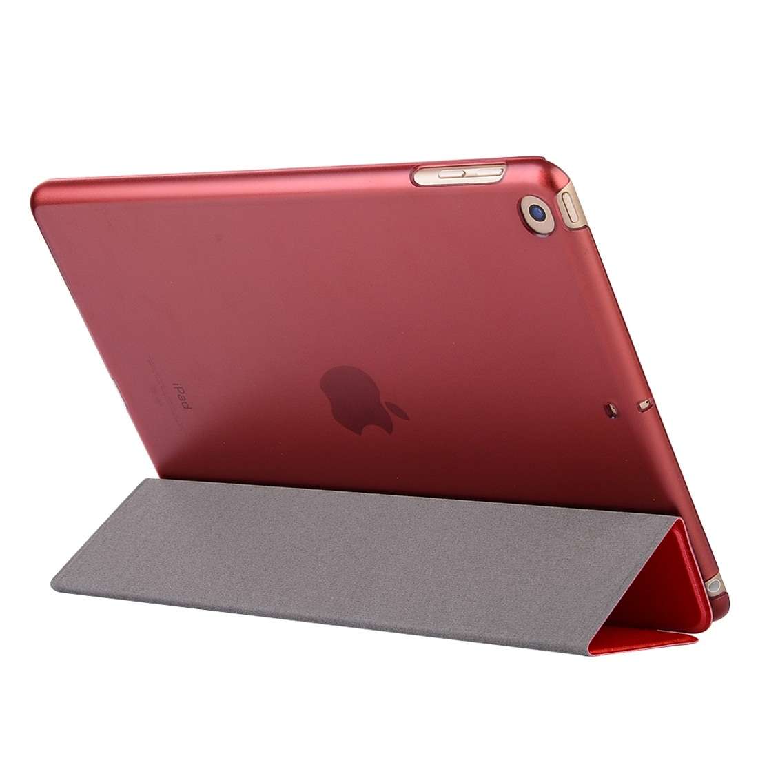 For iPad 10.2 2021 / 2020 / 2019 Silk Texture Horizontal Flip Magnetic PU Leather Case ... (Red)