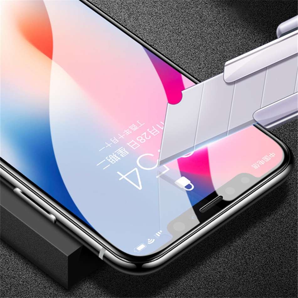 For iPhone 12 / 12 Pro 25pcs 9H 5D Full Glue Full Screen Tempered Glass Film(White)