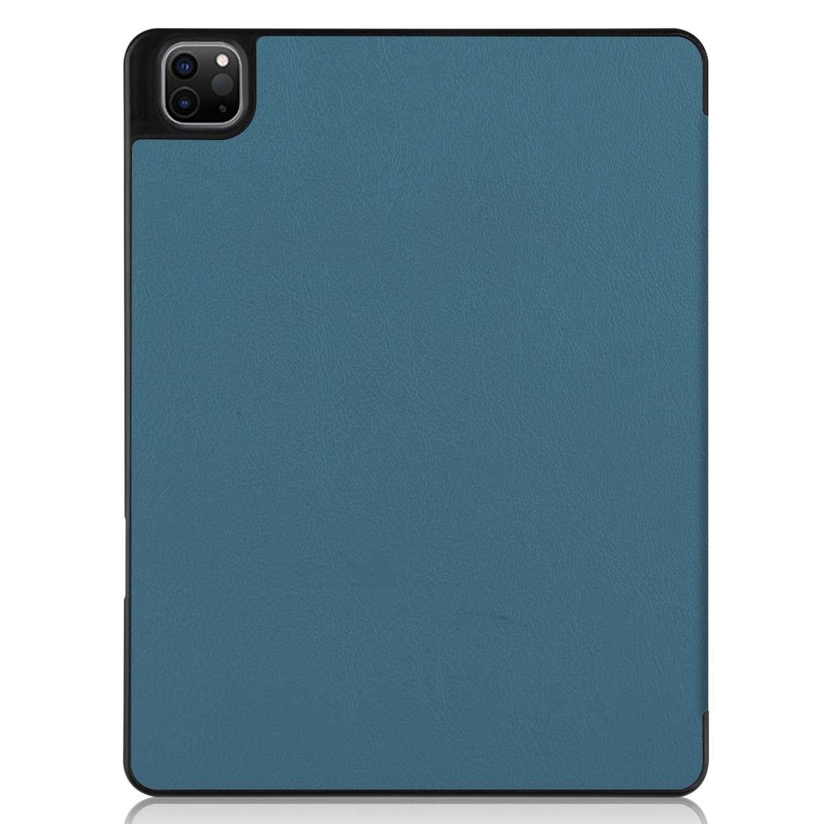 For iPad Pro 12.9 2022 / 2021 Horizontal Flip Honeycomb TPU + PU Leather Tablet C ... (Dark Green)