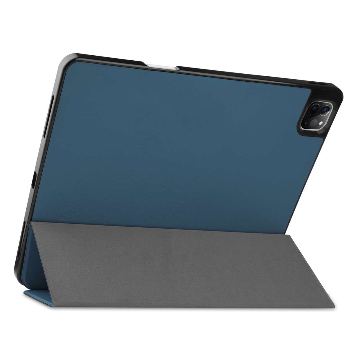 For iPad Pro 12.9 2022 / 2021 Horizontal Flip Honeycomb TPU + PU Leather Tablet C ... (Dark Green)