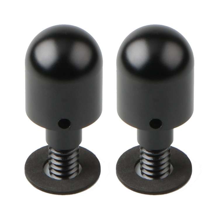 2 PCS Car Rear Anti-collision Tail Cone for Mercedes Benz Smart 2009-2014, Style:Round(Black)