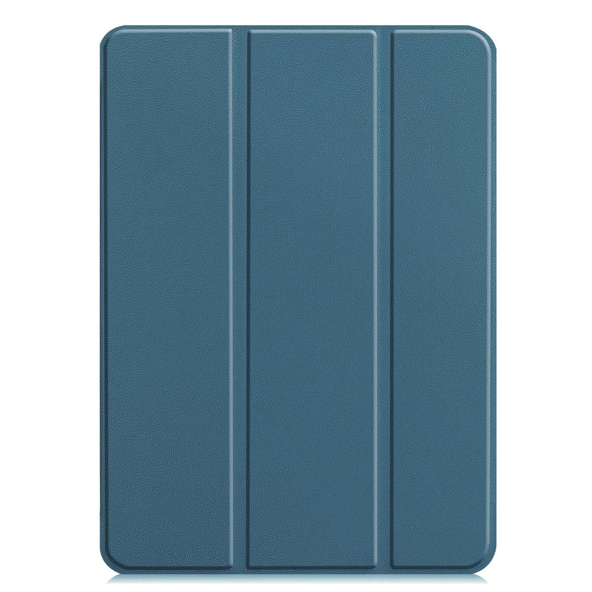 For iPad Air 13 2024 / Pro 12.9 2022 Custer Texture 3-folding Smart Leather Table ... (Dark Green)