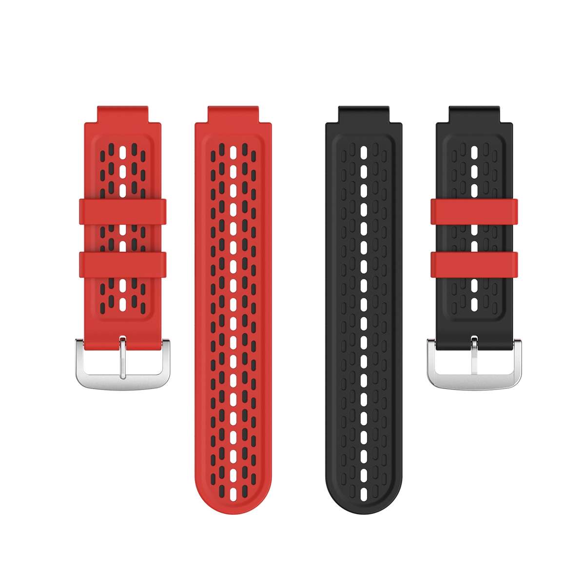 For Garmin Approach S2 / S4 Two-color Silicone Watch Band(Black Yellow)