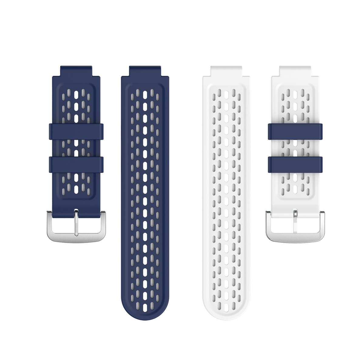 For Garmin Approach S2 / S4 Two-color Silicone Watch Band(Black Yellow)