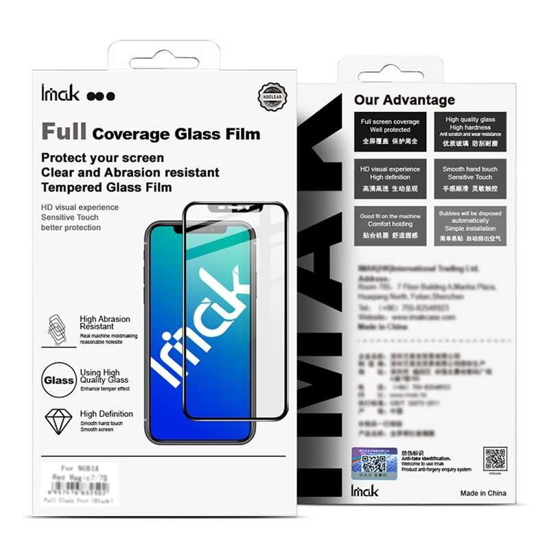 For Nokia G10 IMAK 9H Surface Hardness Full Screen Tempered Glass Film Pro+ Series