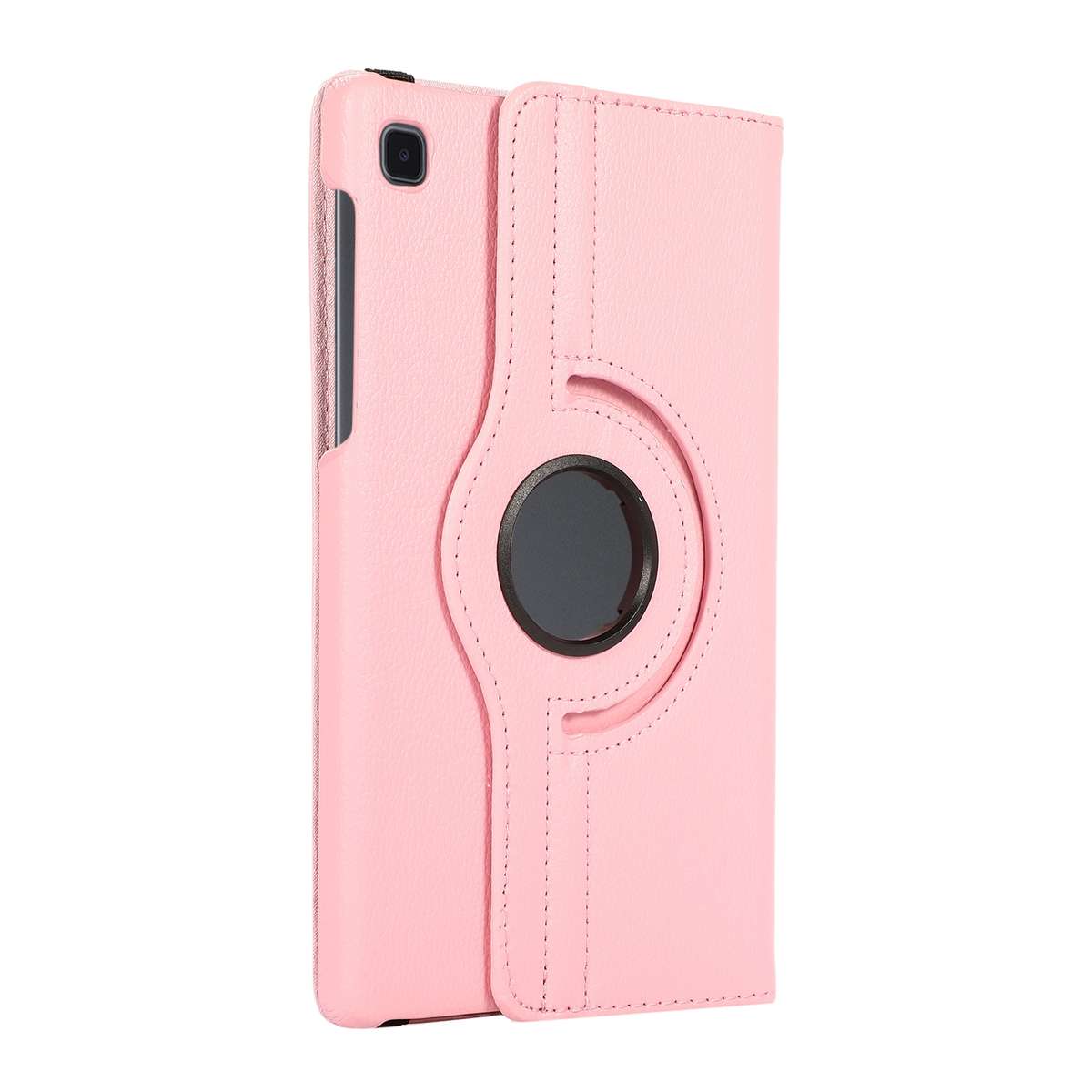 For Samsung Galaxy A7 Lite T220 360 Degree Rotation Litchi Texture Flip Leather Case wi ... (Pink)