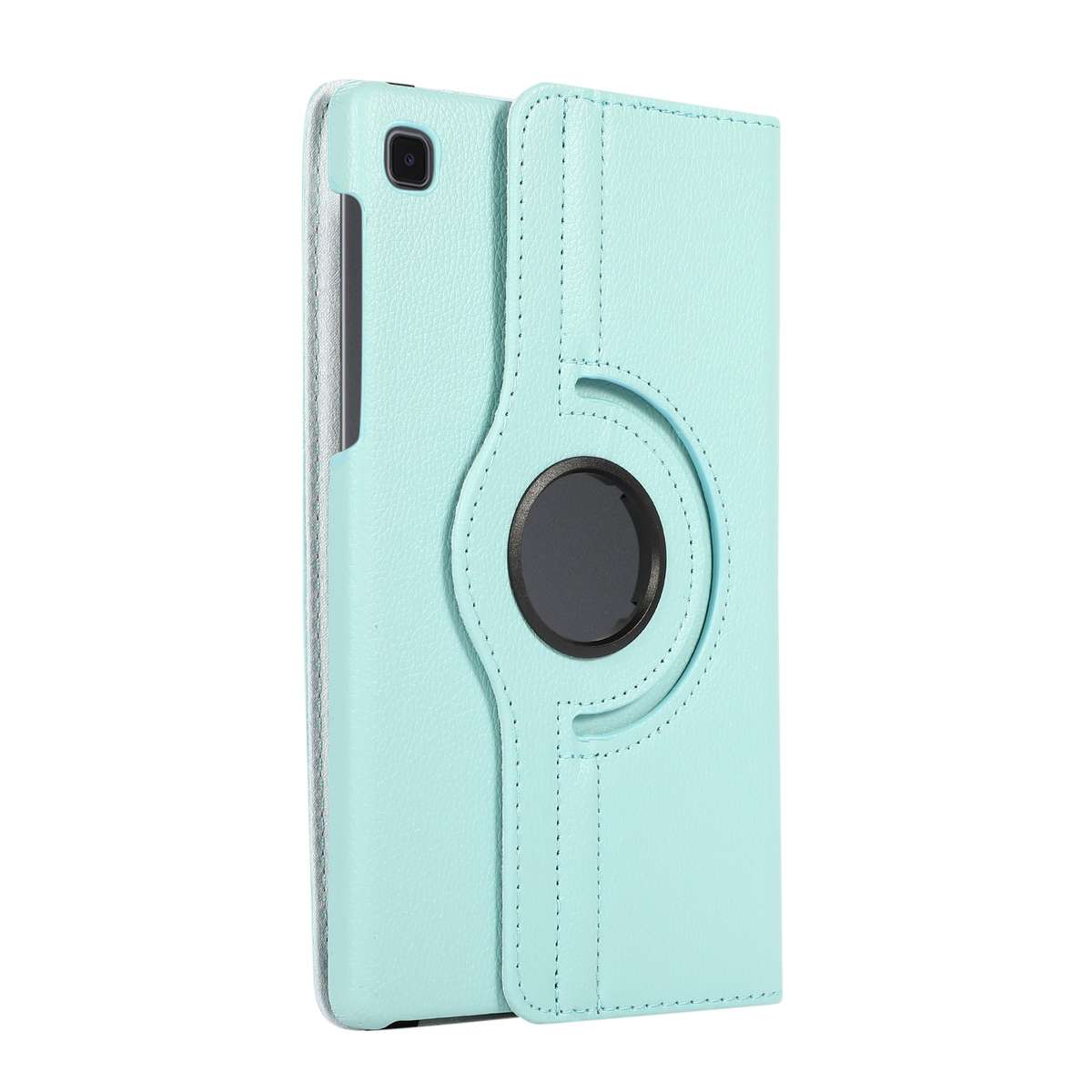 For Samsung Galaxy A7 Lite T220 360 Degree Rotation Litchi Texture Flip Leather Cas ... (Sky Blue)