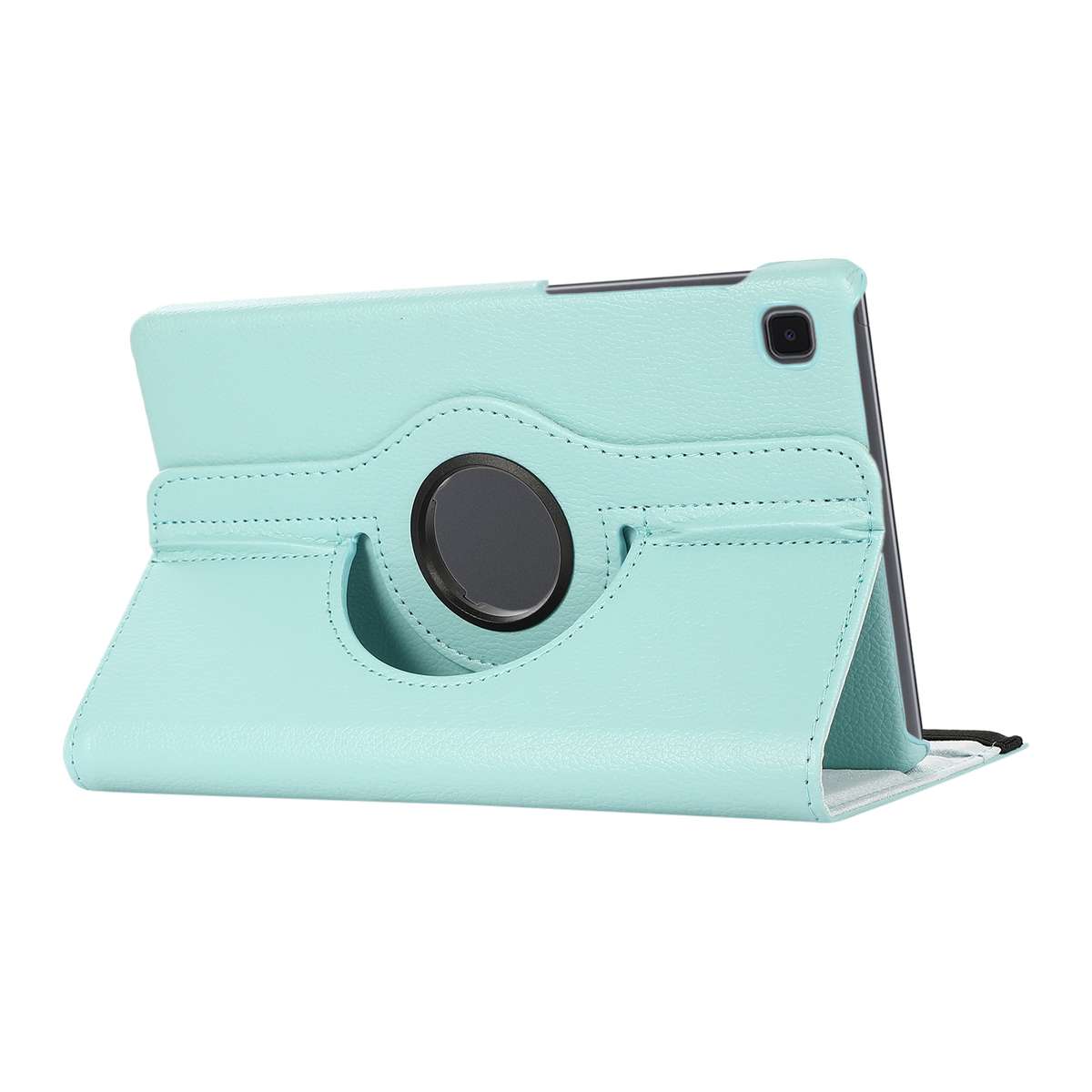 For Samsung Galaxy A7 Lite T220 360 Degree Rotation Litchi Texture Flip Leather Cas ... (Sky Blue)