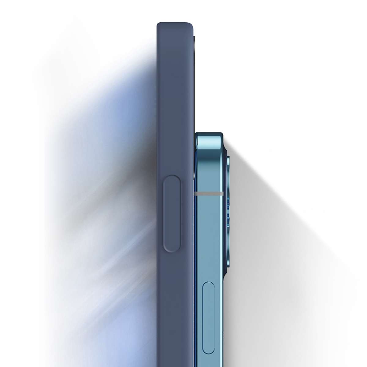For Huawei P50 Pro Solid Color Imitation Liquid Silicone Straight Edge Dropproo ... (Matcha Green)