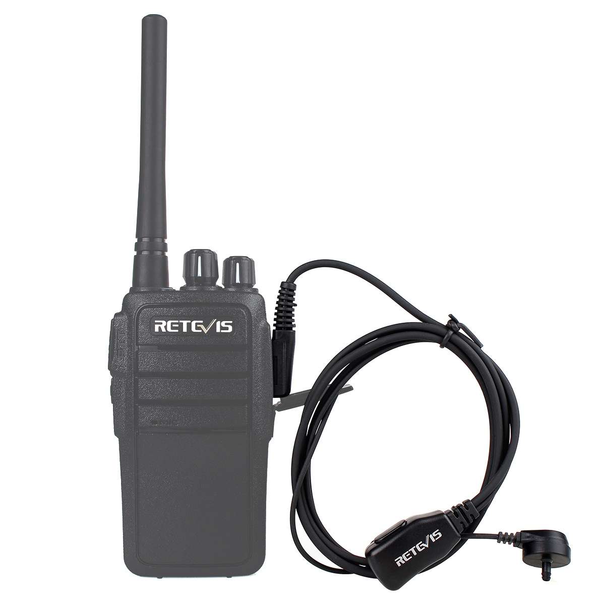 RETEVIS C9003 2 Pin PTT Speaker Microphone Acoustic Tube In-ear Earpiece