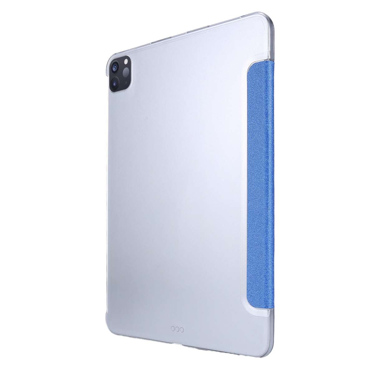 For iPad Air 13 2025 / 2024 / iPad Pro 12.9 2022 / 2021 Silk Texture Three-fold Horizon ... (Blue)