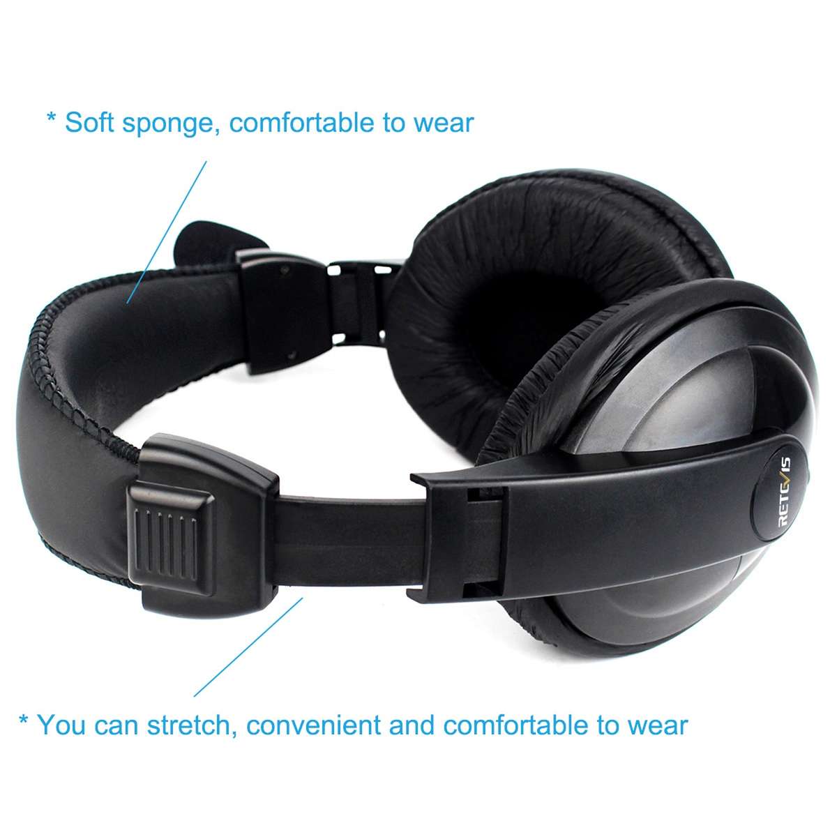 RETEVIS R-114 2 Pin K Head VOX Headset Earphone Microphone