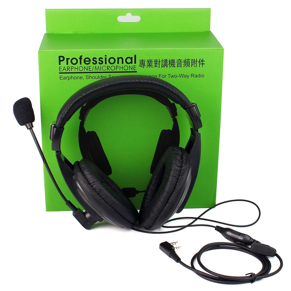 RETEVIS R-114 2 Pin K Head VOX Headset Earphone Microphone