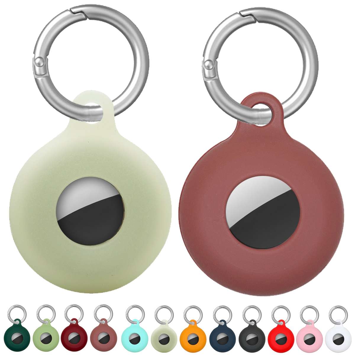 Dual-Side Hollow Anti-scratch Silicone Shockproof Protective Cover Case with ... (Luminous Green)