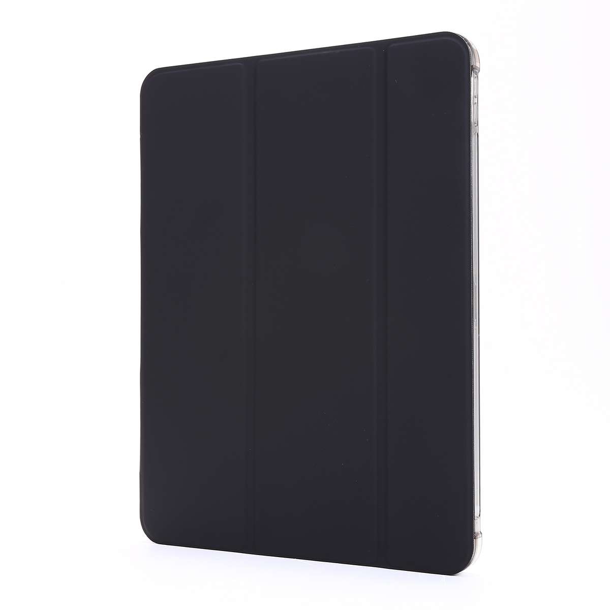 For iPad Pro 12.9 2022 / 2021 Multi-folding Horizontal Flip PU Leather + Shockproof Ai ... (Black)