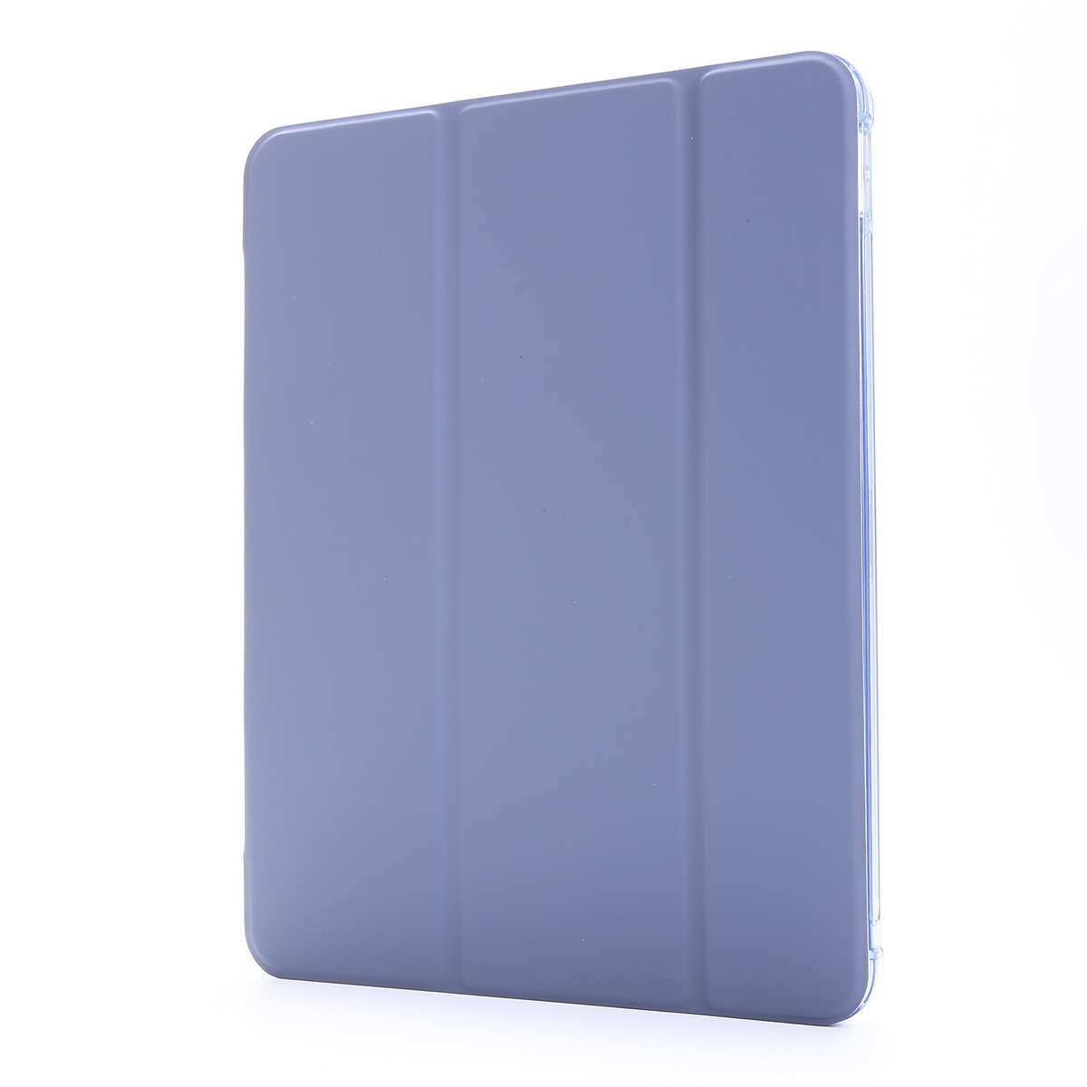 For iPad Pro 12.9 2022 / 2021 Multi-folding Horizontal Flip PU Leather + Shockproof A ... (Purple)