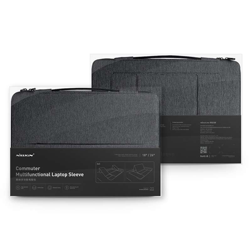NILLKIN Multifunctional Laptop Storage Bag Handbag with Holder, Classic Version For 14 ... (Black)