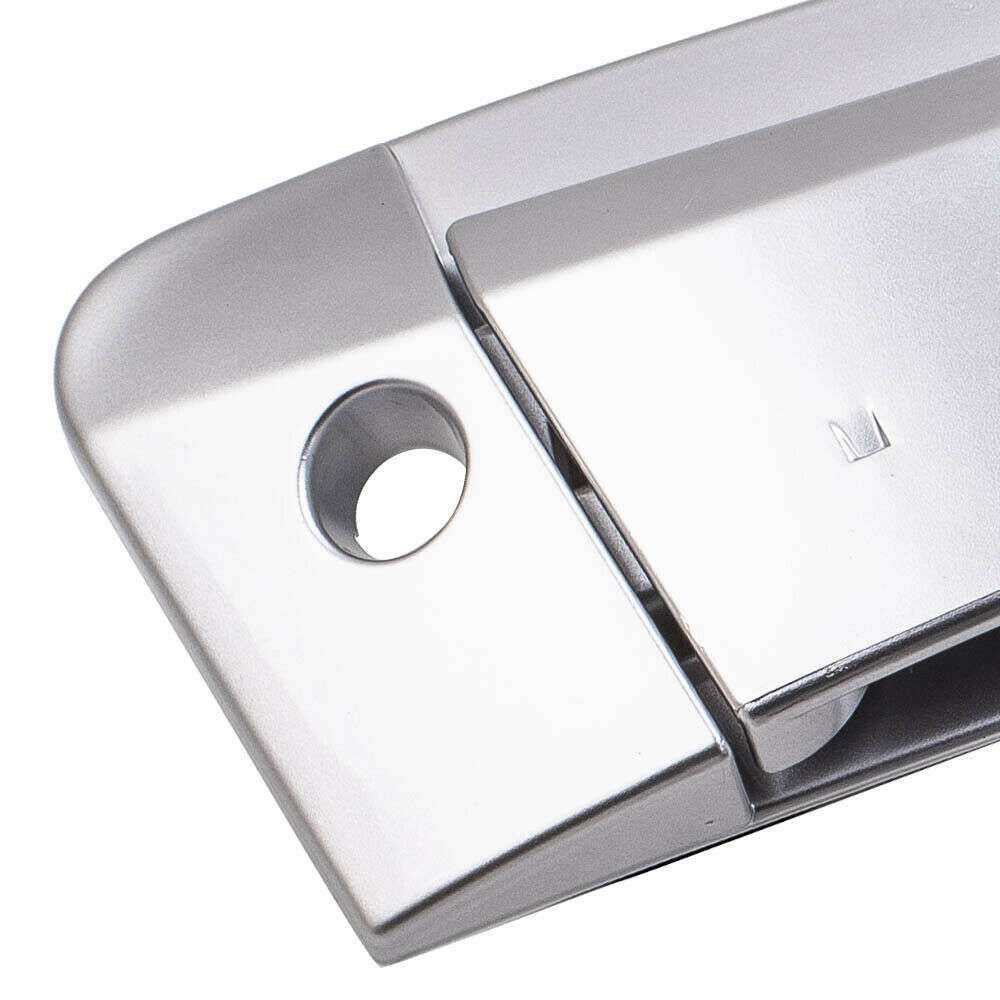 1 Pair Car Front Door Outside Handle 80607-CD41E+80606-CD01E for Nissan 350Z 2003-2009(Silver)