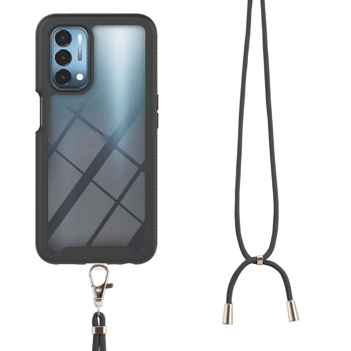 For OPPO A54 5G / A74 5G / A93 5G Starry Sky Solid Color Series Shockproof PC + TPU Protective Case