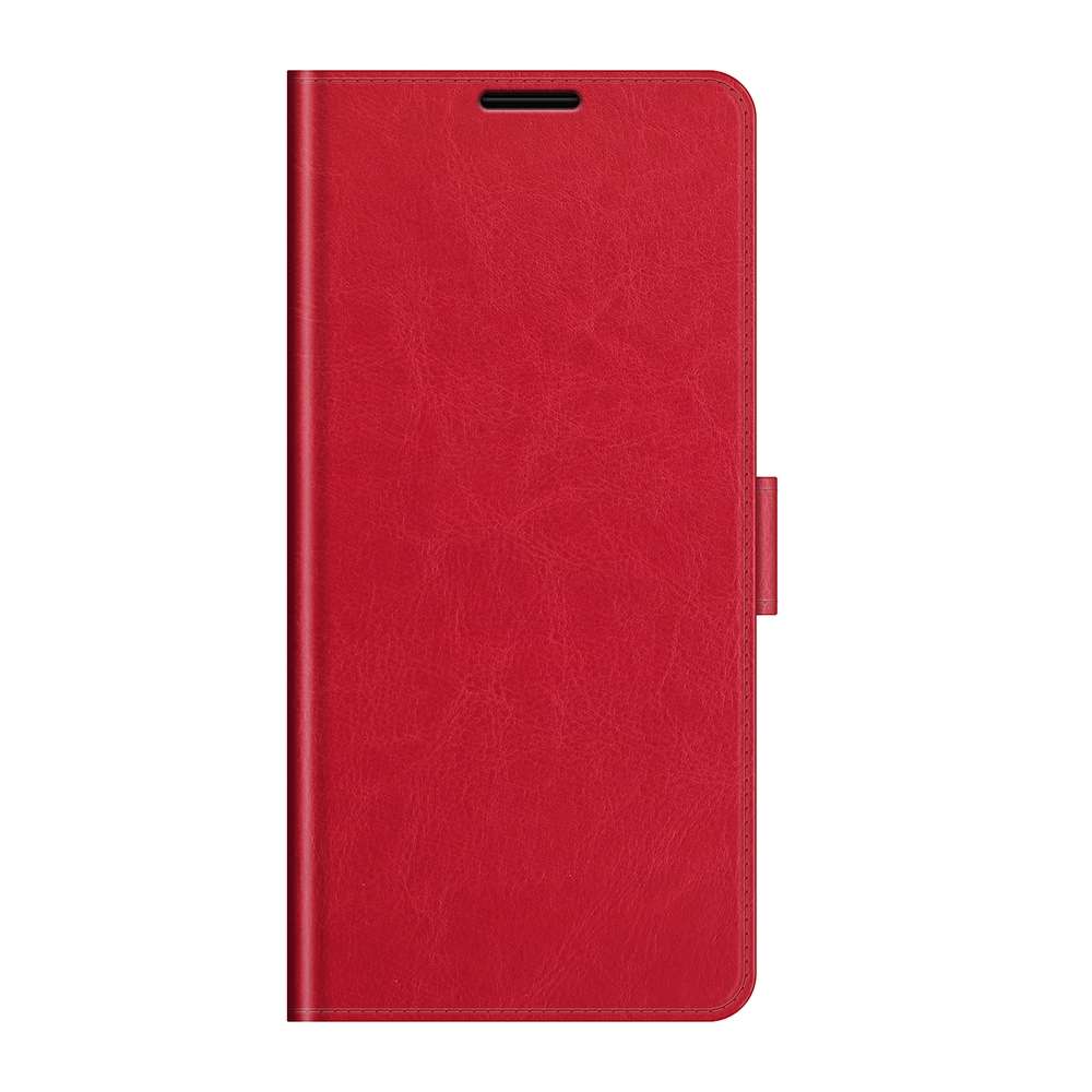 For TCL 20 Pro 5G R64 Texture Single Horizontal Flip Protective Case with Holder & Card ... (Red)