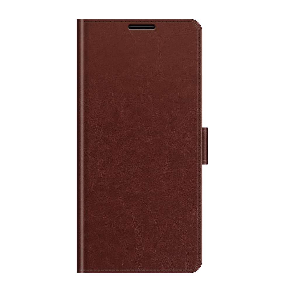 For TCL 20 Pro 5G R64 Texture Single Horizontal Flip Protective Case with Holder & Car ... (Brown)