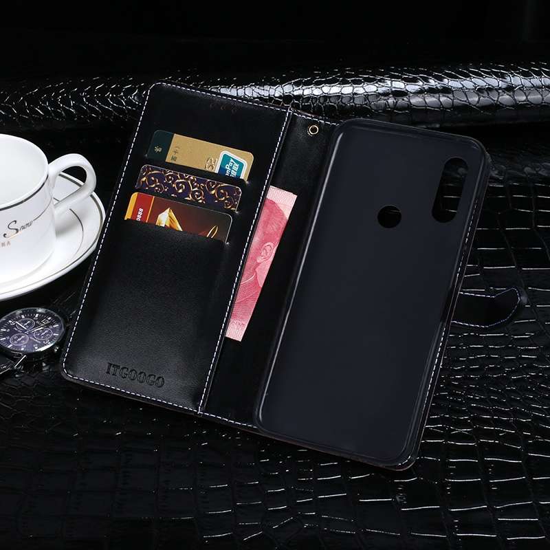 For Lenovo K13 idewei Crocodile Texture Horizontal Flip Leather Case with Holder & ... (Dark Blue)