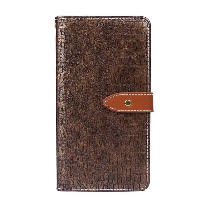 For Lenovo K13 Note idewei Crocodile Texture Horizontal Flip Leather Case with Holder ... (Ebony)
