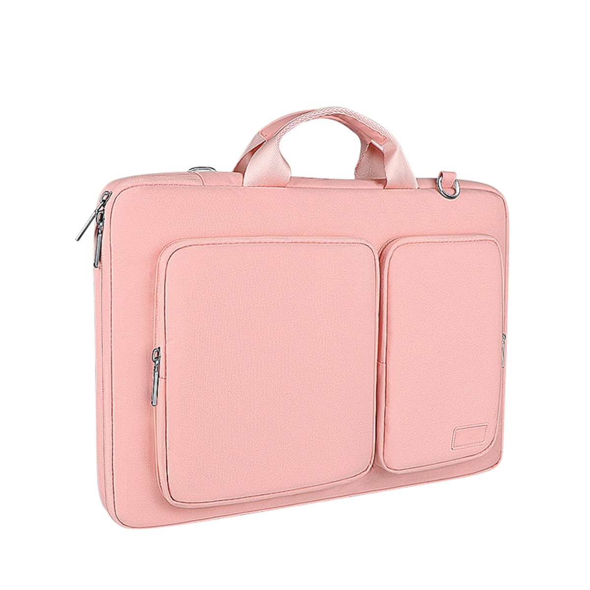 ST11 Polyester Thickened Laptop Bag with Detachable Shoulder Strap, Size:13.3 inch(Pink)