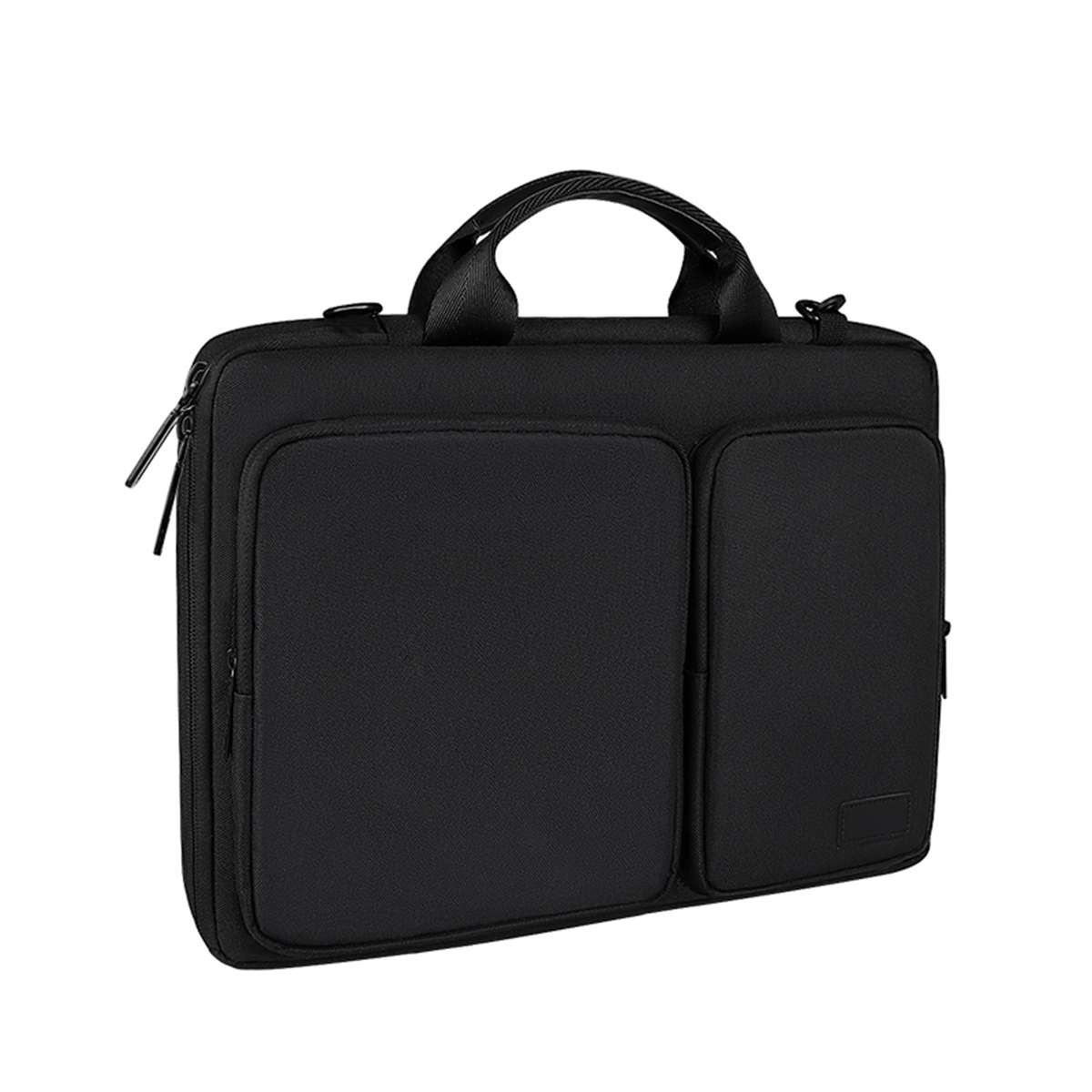 ST11 Polyester Thickened Laptop Bag with Detachable Shoulder Strap, Size:13.3 inch(Black)