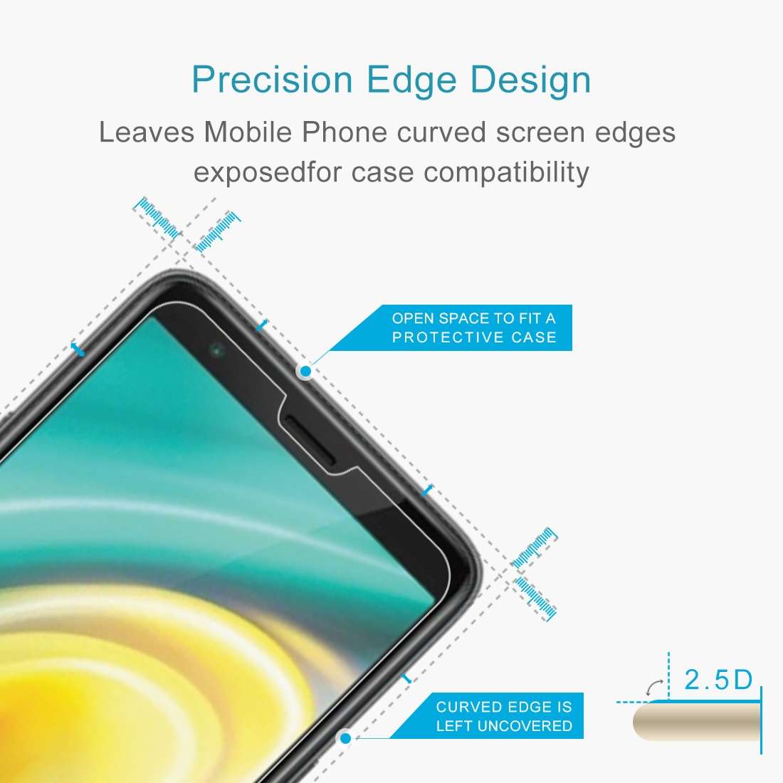 For TP-Link neffos A5 10 PCS 0.26mm 9H 2.5D Tempered Glass Film