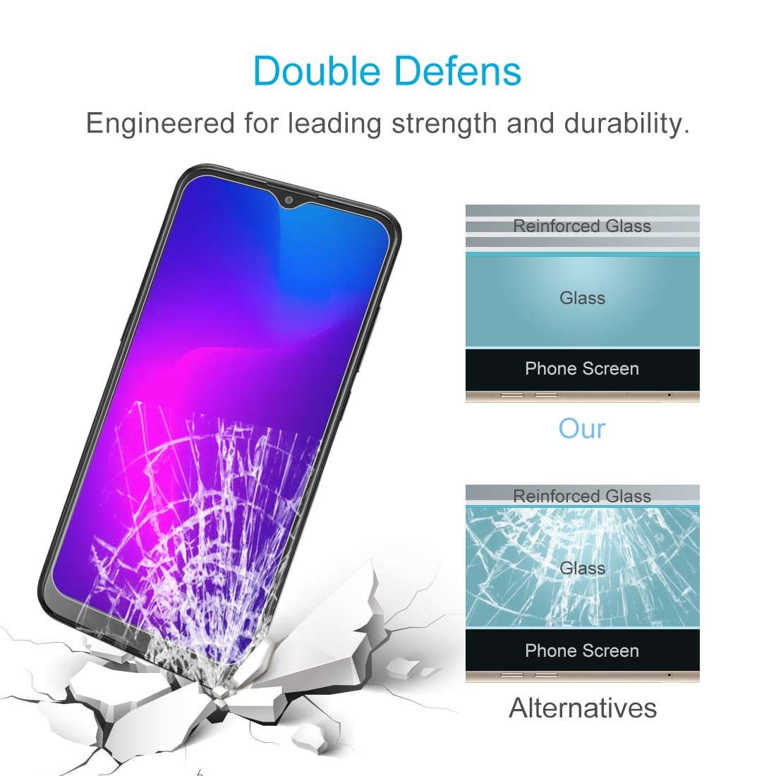 For Multilaser G Pro 2 10 PCS 0.26mm 9H 2.5D Tempered Glass Film