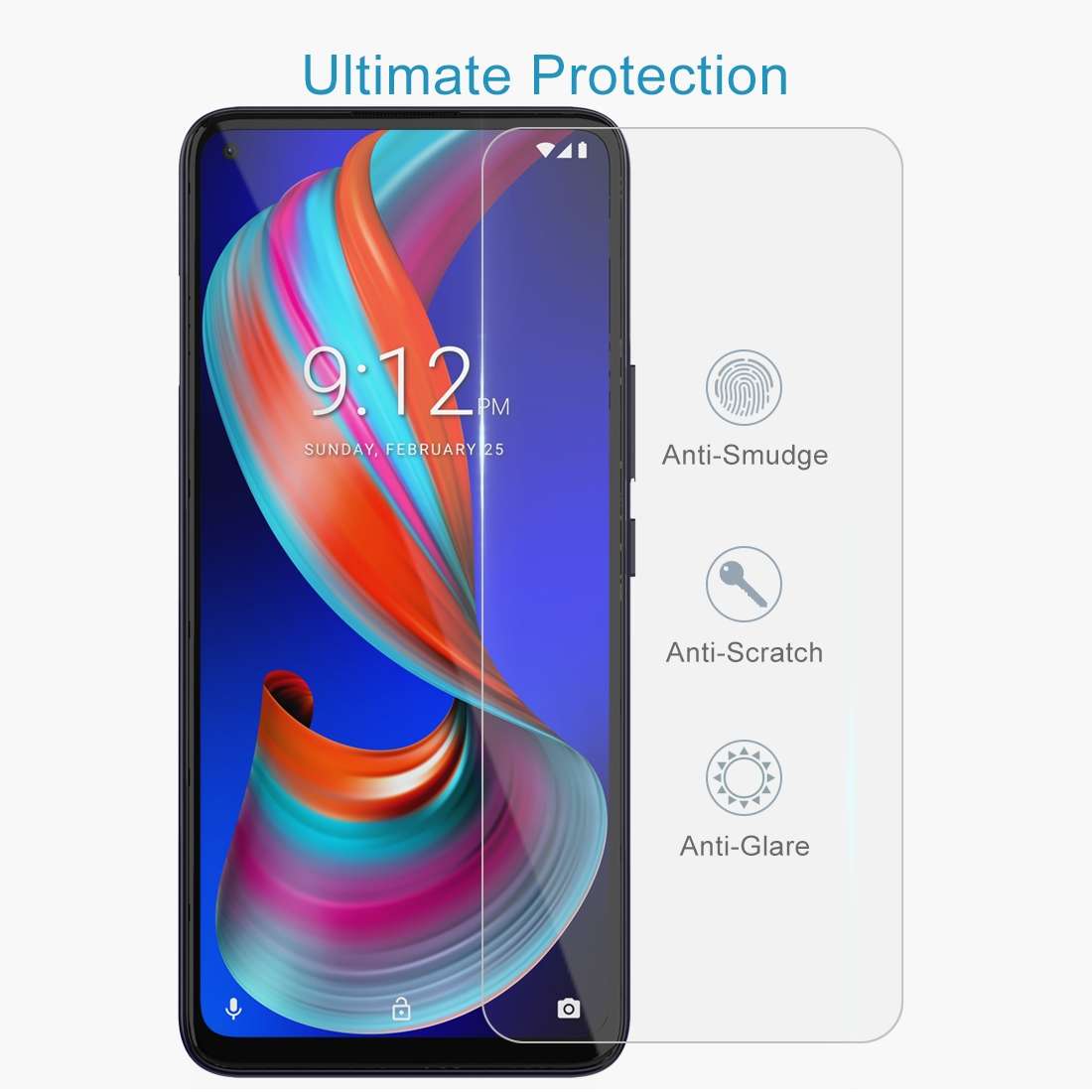 For Nuu Mobile G5 10 PCS 0.26mm 9H 2.5D Tempered Glass Film