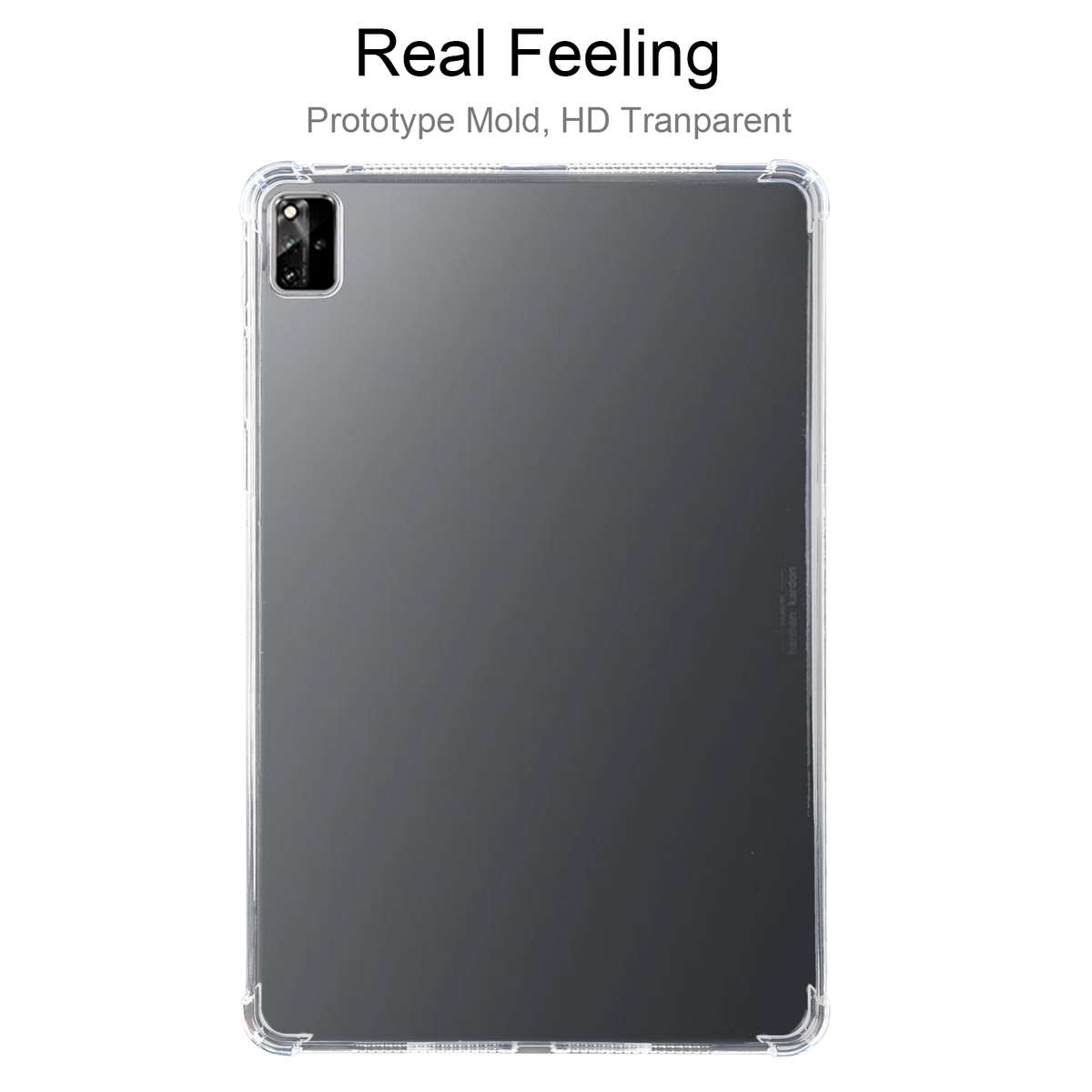 For Huawei MatePad Pro 12.6 2021 3mm Four-corner Shockproof Transparent TPU Case(Transparent)