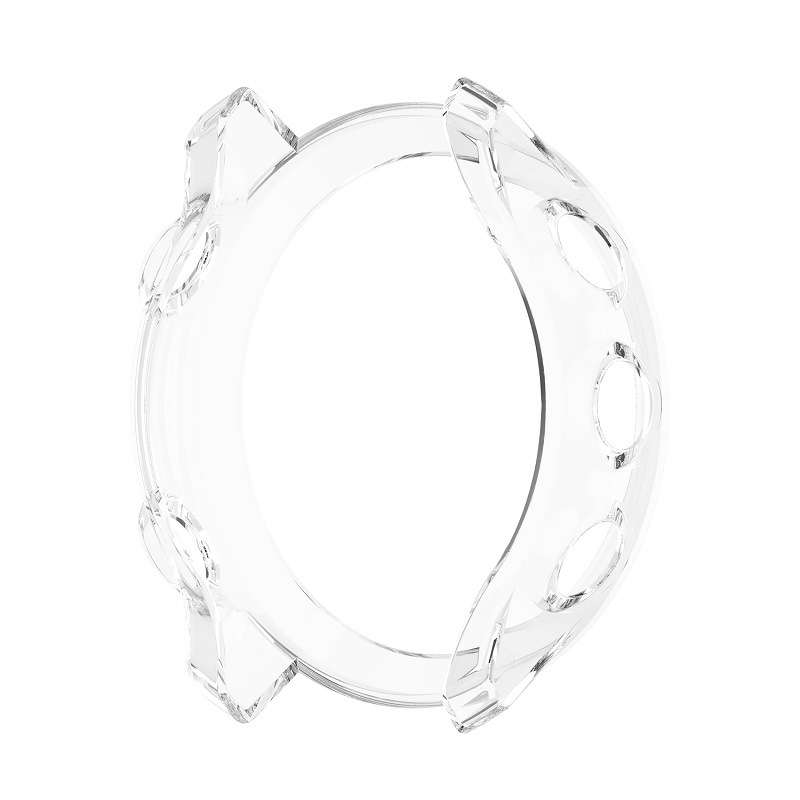 For Garmin Forerunner 158 / 55 Half Coverage Hollowed TPU Protective Case(Transparent White)