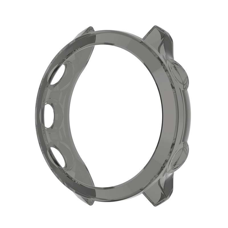 For Garmin Forerunner 158 / 55 Half Coverage Hollowed TPU Protective Case(Transparent White)