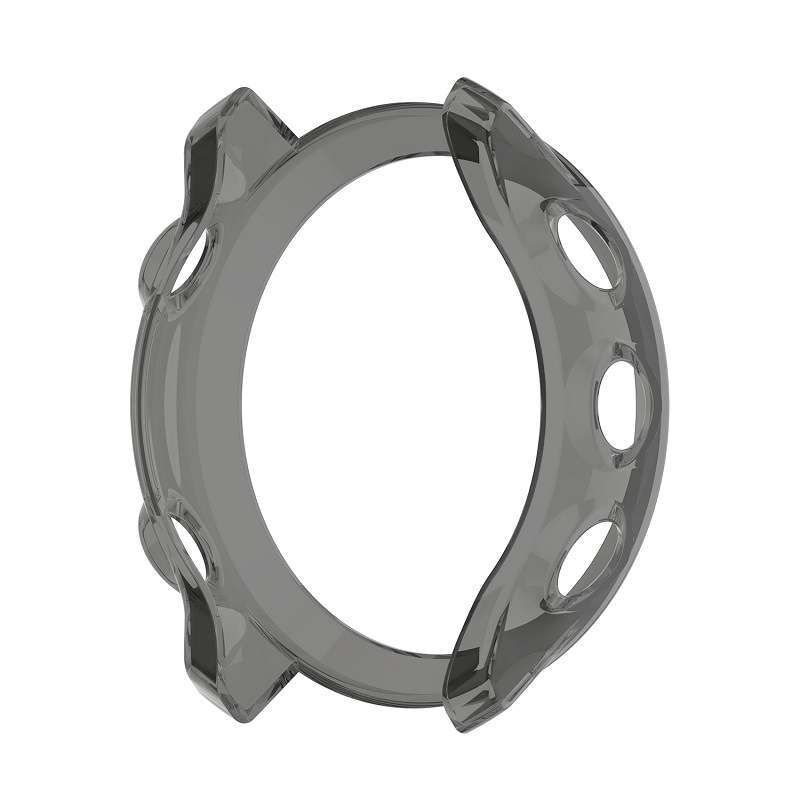 For Garmin Forerunner 158 / 55 Half Coverage Hollowed TPU Protective Case(Transparent White)