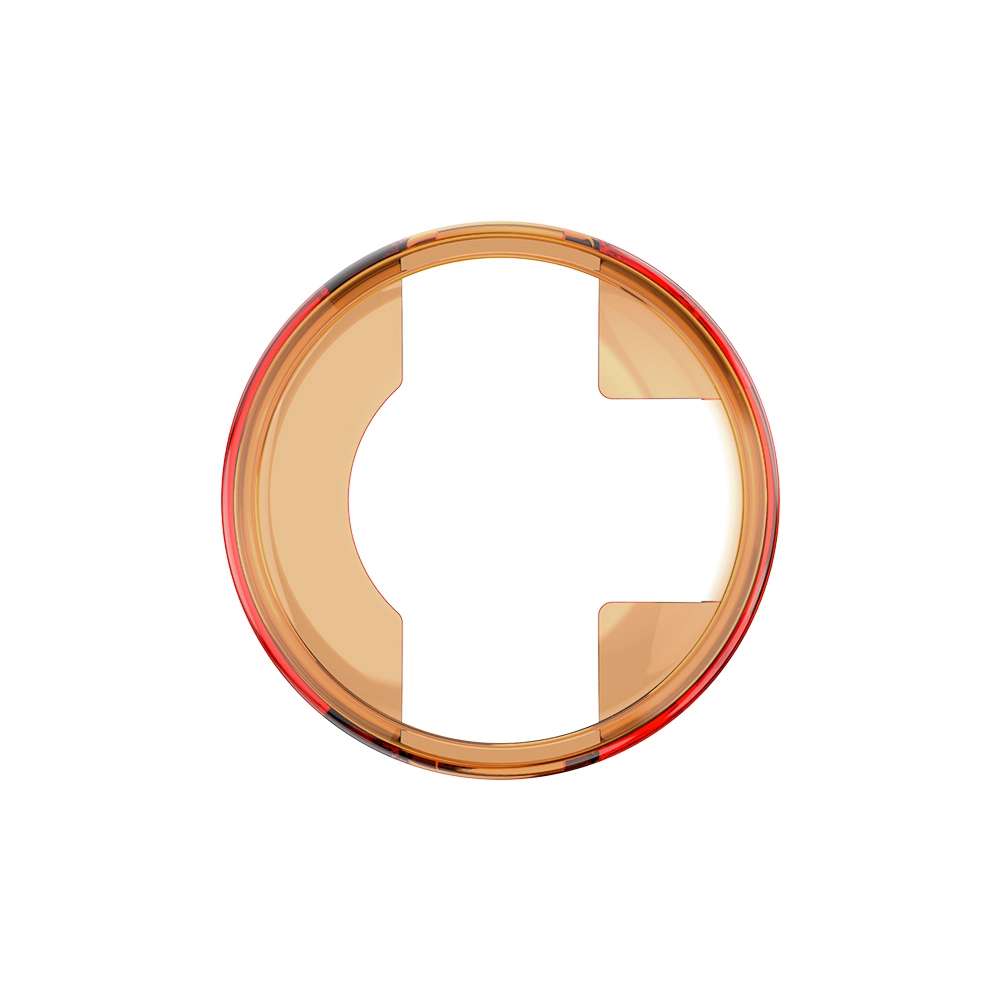 For Garmin Lily TPU Half-pack Candy Color Protective Case(Transparent Orange)