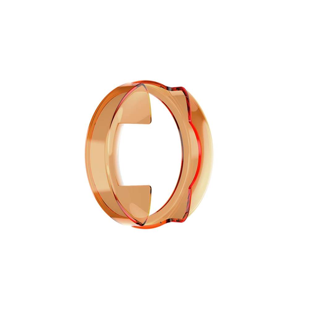 For Garmin Lily TPU Half-pack Candy Color Protective Case(Transparent Orange)