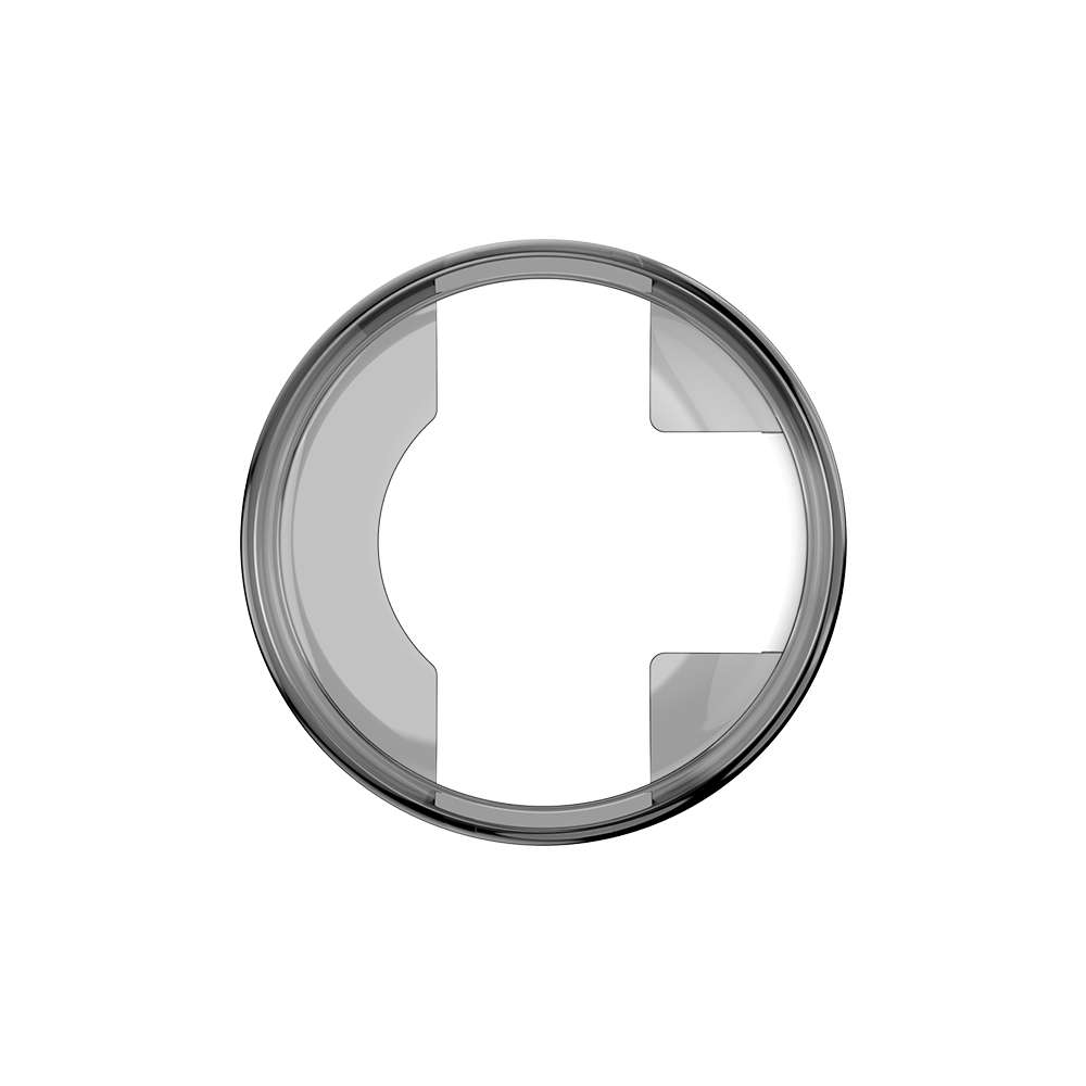 For Garmin Lily TPU Half-pack Candy Color Protective Case(Transparent Orange)