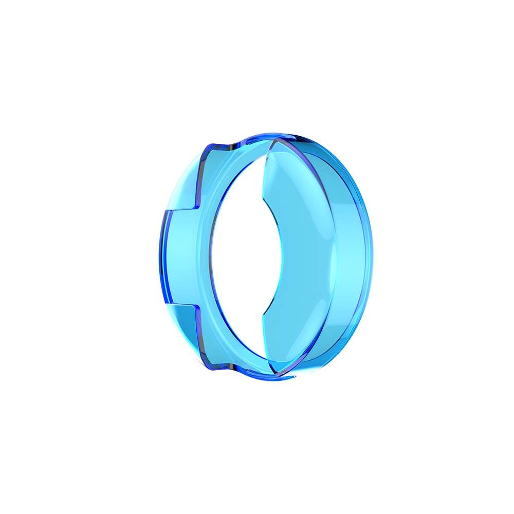 For Garmin Lily TPU Half-pack Candy Color Protective Case(Transparent Orange)