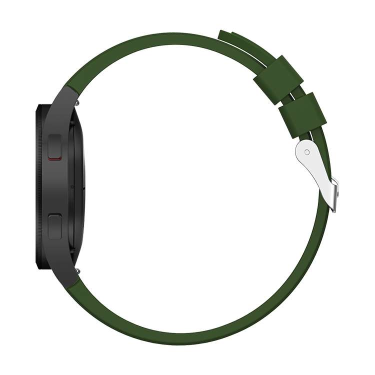 For Samsung Galaxy Watch4 40mm Silicone Watch Band(Army Green)