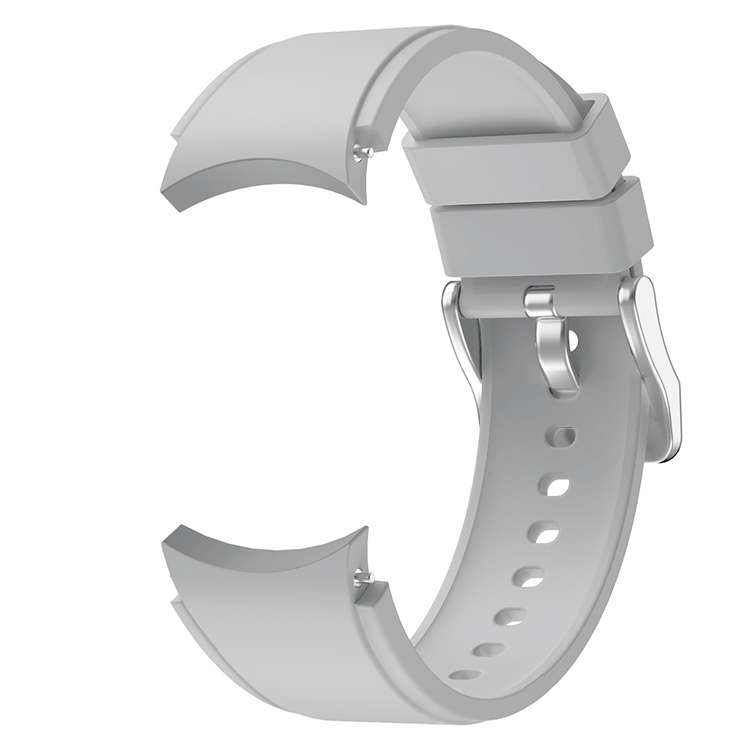 For Samsung Galaxy Watch4 40mm Silicone Watch Band(Light Grey)