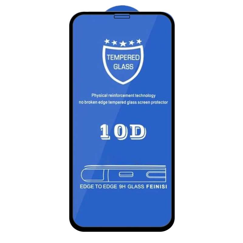 For iPhone 14 Plus / 13 Pro Max 25pcs 9H 10D Full Screen Tempered Glass Screen Protector(Black)