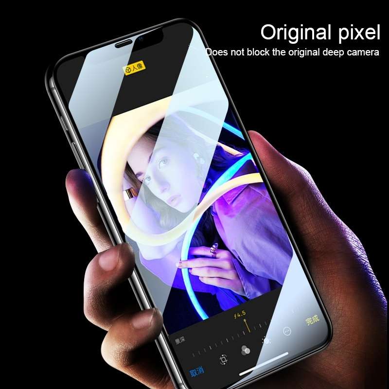 For iPhone 13 Pro Max High Aluminum Large Arc Full Screen Tempered Glass Film