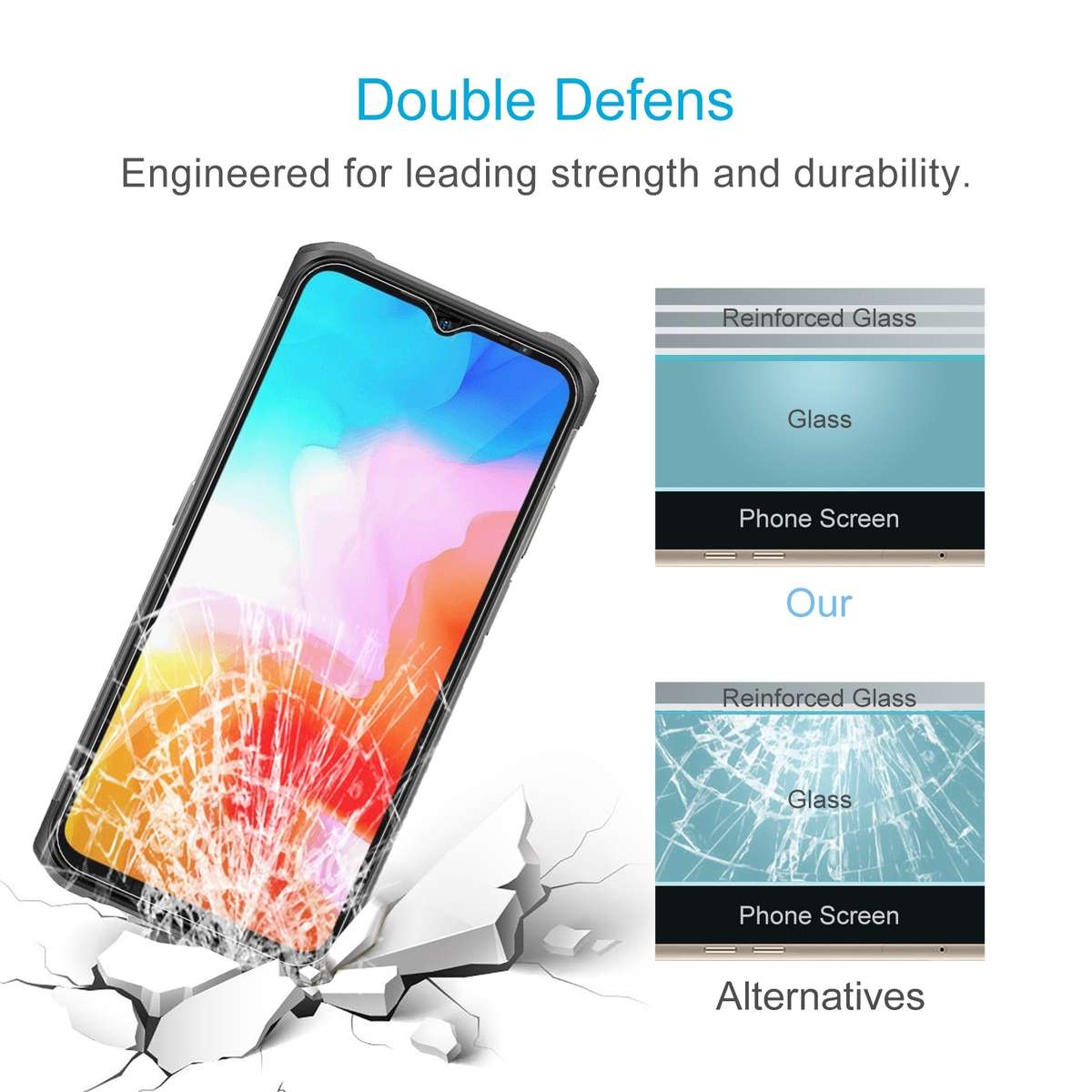 For Ulefone Armor 12 5G 10 PCS 0.26mm 9H 2.5D Tempered Glass Film
