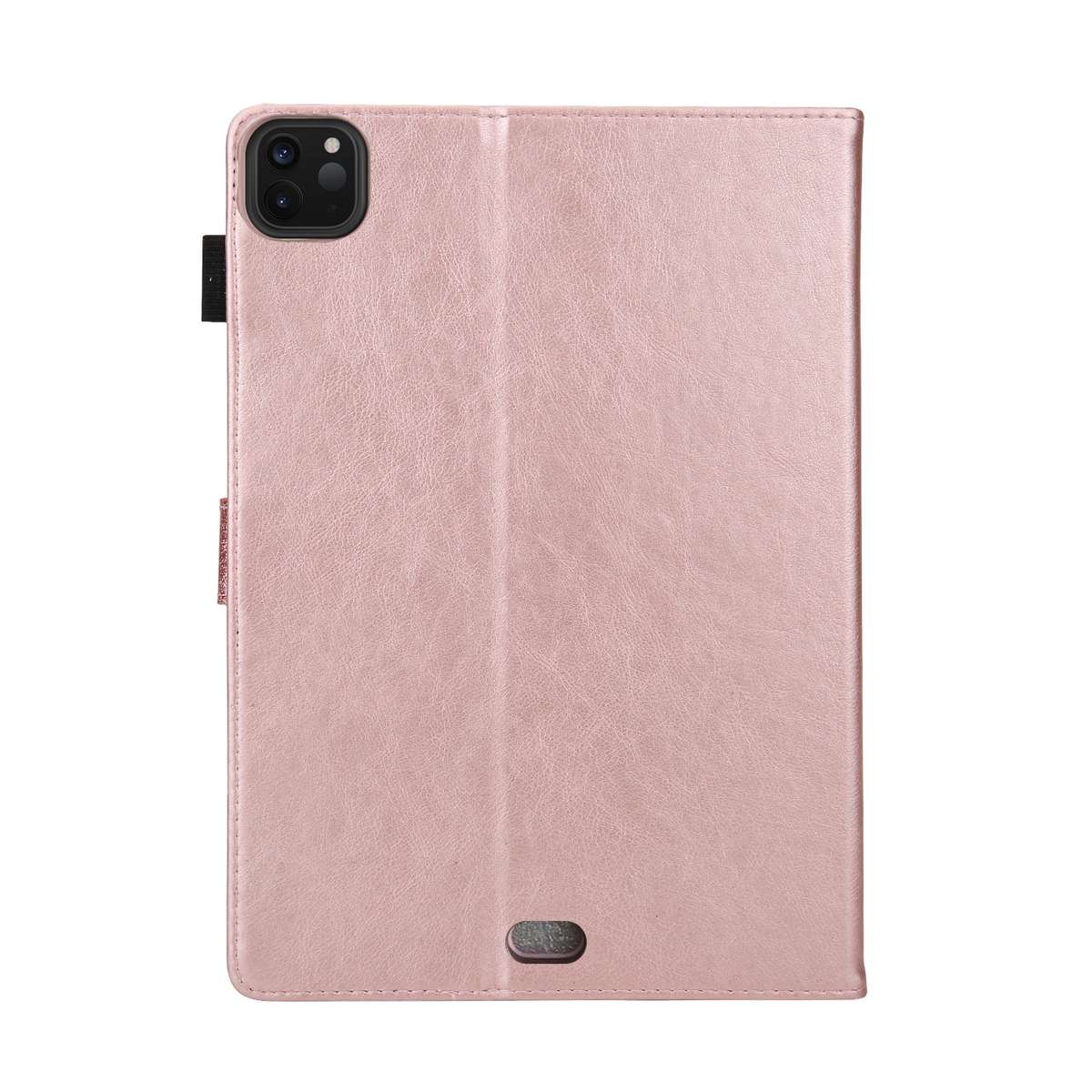 Glitter Powder Stitching Hot-pressed Changing PU Leather Tablet Case with Holder & Card ... (Pink)